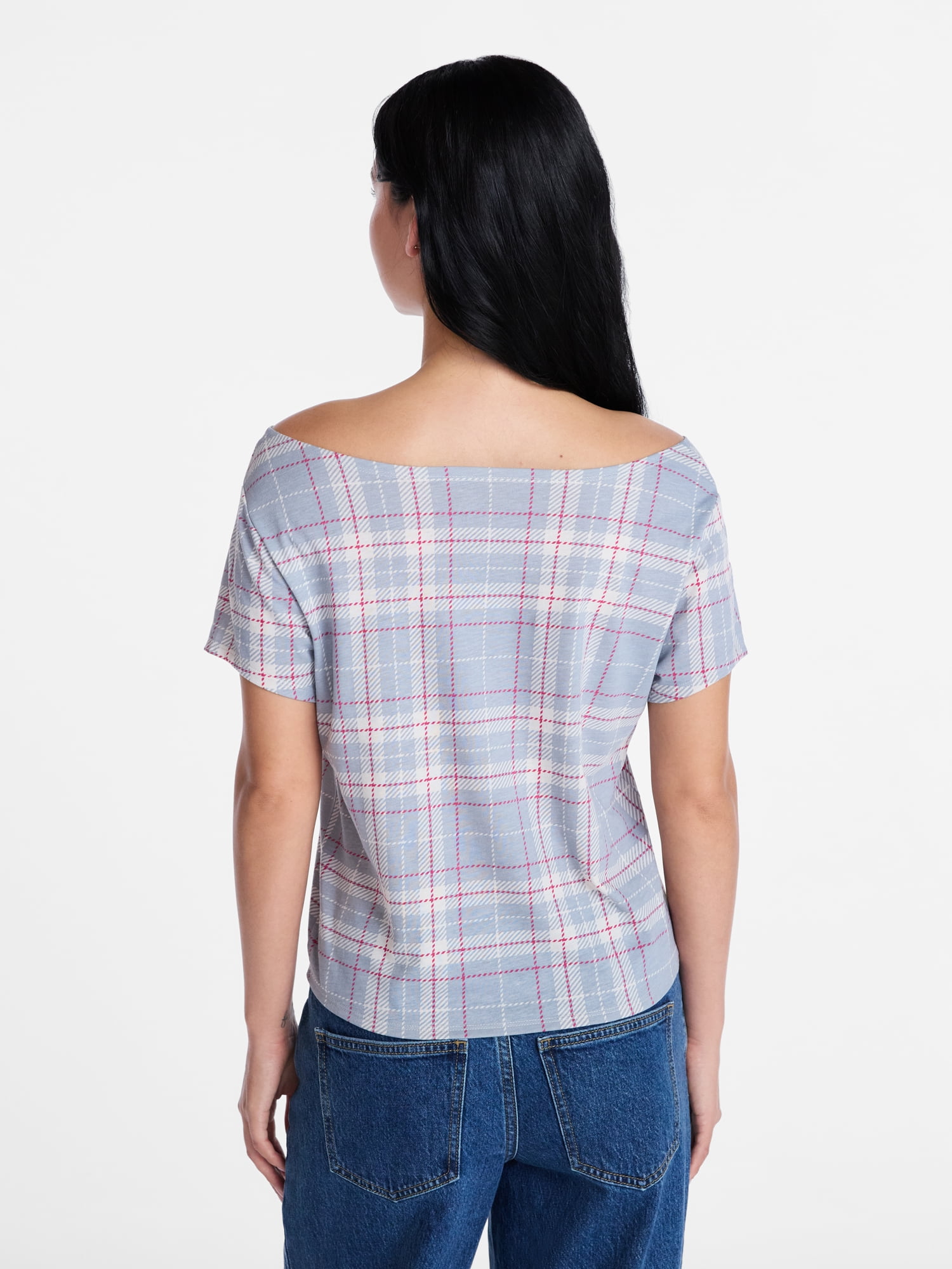 Gilmore Girls Women's Off the Shoulder Skimmer Tee, Sizes XXS-XXL