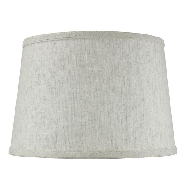 10x12x8" SLIP UNO FITTER Hardback Shallow Drum Lamp Shade Textured