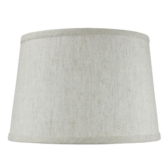 10x12x8" SLIP UNO FITTER Hardback Shallow Drum Lamp Shade Textured