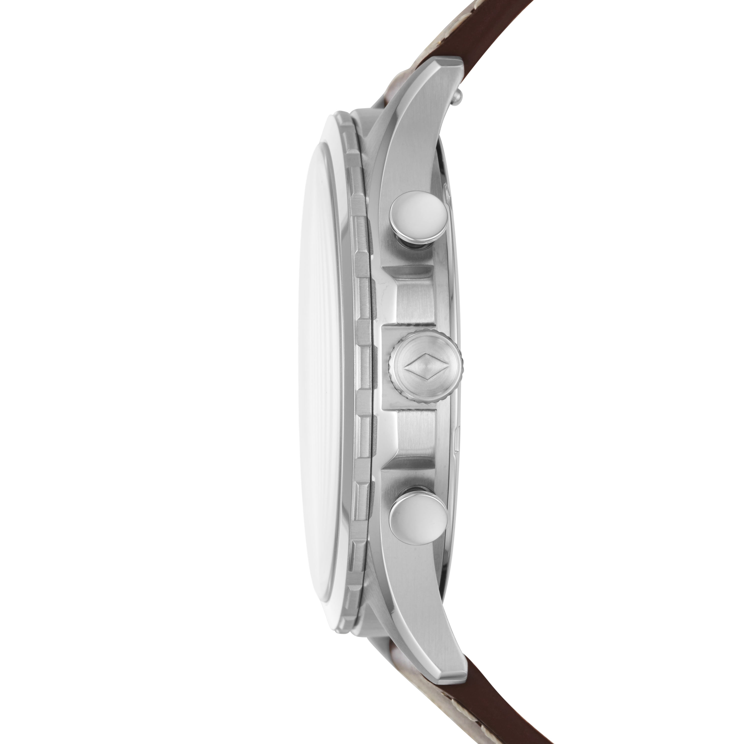 Fossil Men's Forrester Chronograph Brown Leather Watch FS5696