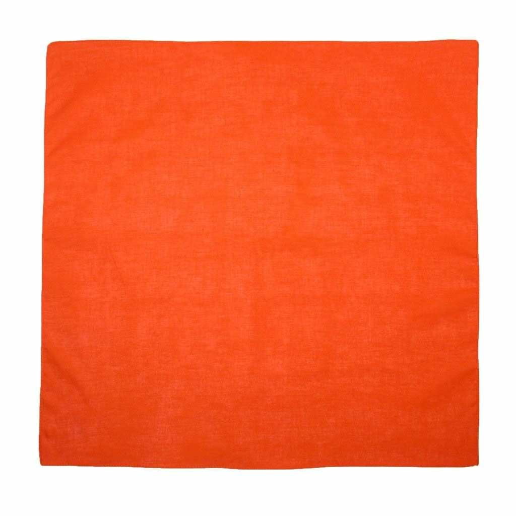 MTL® 100% Cotton Solid Color Bandana, Orange - Walmart.com