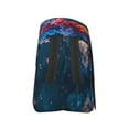 thumbnail image 3 of Disketp Modern Art Red And Blue Colors Estuche de Lápices de Doble Capa con Tapa Abatible y Cremallera, Organizador Escolar para Adolescentes y Adultos, 3 of 7