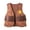 Brown C, variant on Bovxnpu Girls Outwear Jackets Kids Western Denim Fringe Vests Holiday Casual Jacket Outfits