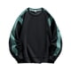 thumbnail image 4 of pstuiky Camisas casuales de manga larga para hombre, Sudadera con capucha y cuello redondo de manga larga con bloques de color para hombre tops de invierno para hombre m, 4 of 4