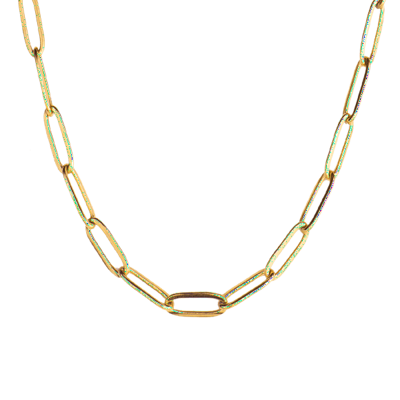 Cadena para Hombre LUCKMAN Acero Inoxidable Baño Oro 18k o Plata Roman Dorado UNITALLA
