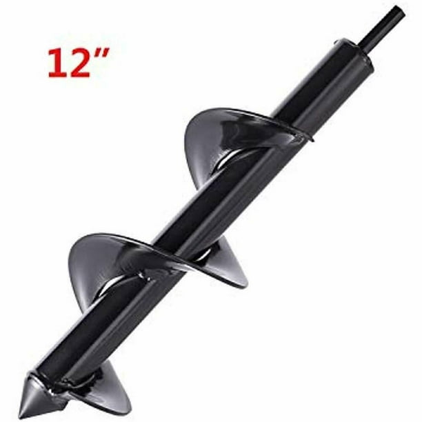 Auger Drill Bits Bit, NonSlip 3" X 12 Garden Plant Flower Bulb HEX
