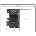 thumbnail image 4 of Yibooy 4 Port SATA III PCIe Card 6Gbps SATA 3.0 to PCI-e 1X Adapter with Bracket, 4 of 5