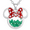 White and Green, variant on Birthstone Minnie Mouse Silver Plated Shaker Pendant Necklace, 18+2" Extender