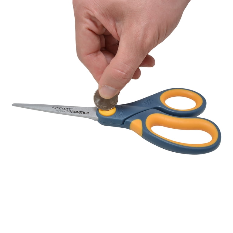 Westcott Titanium Bonded All-Purpose Scissors, 8", 2 Pack photo 8