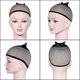 thumbnail image 5 of 4 piezas (negras) de redecilla para el pelo para pelucas, gorros para pelucas unisex para hombres y mujeres, 5 of 5
