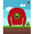 thumbnail image 4 of Gamer Elf Controller Christmas Sweatshirt for Kids Youth Kids Sweatshirt Large Red, 4 of 4