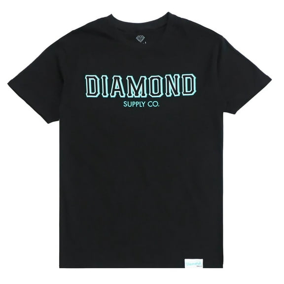 Diamond Supply Co. Men's T-Shirt SF Diamond Short Sleeve Tee (Medium, Black)