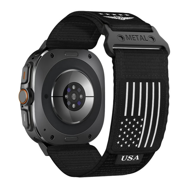 Correa de reloj BXUXOHS de nailon resistente para Samsung Galaxy Watch 7 Ultra de 47 mm