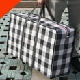thumbnail image 2 of Extra Large Moving Storage Heavy Duty Woven Polypropylene Travel Luggage Organizer with Drawstring for Efficient Home Textile Storage, 2 of 6