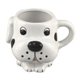 thumbnail image 1 of Taza de cerámica 3D con diseño de perro salchicha, con asa tallada, pintada a mano, ideal como regalo para amantes del café., 1 of 8