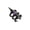 Black, variant on Sturdy Alloy Three Point Spikes Rings Adjustable Size for Long Time Wear