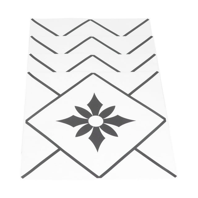Floor Stickers Tile, Peel And Stick Flooring PVC 208g for Living Room Study Room for Commercial Place