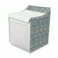 thumbnail image 2 of Dusty Blue Washer Cover, Repeating Floral Motifs in Pastel Tones Abstract Art, Washroom Decor with Dust Protection, 29" x 28" x 40", Blue Grey Beige, by Ambesonne, 2 of 3