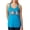 Vintage Turquoise, variant on For the Love of the Game Sports Tri-Blend Racerback Tank Top, Shocking Pink, Small