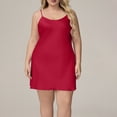 thumbnail image 5 of yillto Plus Size Women's Nightgown Spaghetti Strap Sleepwear Sleeveless Scoop Neck Cami Sleep Dress, 5 of 7