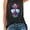 Gray, variant on Tank Top Women Lip and Tongue Graphic Print Shirts Casual Yoga Workout Tee Tops
