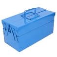 thumbnail image 4 of Caja de almacenamiento de herramientas plegable Nikou 2 capas 3 bandejas portátil multifunción, 4 of 15