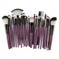 thumbnail image 1 of Paquete de 25 Pinceles de Maquillaje Macarena Pinceles Cosméticos para Bases Corrector de Rubor de Ojos Púrpura Negro, 1 of 5