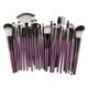 thumbnail image 1 of Paquete de 25 Pinceles de Maquillaje, Pinceles de Maquillaje Cosmético para Mezclar Bases, de Rubor, de Ojos, - Púrpura negro Salvador Pinceles cosméticos para maquillaje, 1 of 5