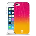 thumbnail image 1 of Head Case Designs Neon Rain Ombre Pink Orange Soft Gel Case Compatible with Apple iPhone 5 / 5s / iPhone SE 2016, 1 of 7