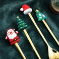 thumbnail image 5 of PENGXIANG 4PCS6PCS Christmas Gift Cutlery Spoon Fork Set Elk Tree Dessert Spoon Fruit Fork, 5 of 5