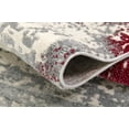 thumbnail image 5 of Rug Branch Contemporary Abstract  Red Grey Indoor Area Rug - 9x12, 5 of 8