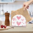 thumbnail image 2 of Yayeee Napkin Holder for Table Kitchen Paper Tissue Organization, Hand Drawn Hearts, 2 of 8
