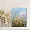 thumbnail image 2 of Wildflower Field Oil Canvas Print, Wall Art for Living Room Bedroom Dining Room Office Entryway Home, 2 of 8