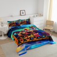 thumbnail image 3 of Erosebridal Steam Engine Train Bedding Sets King with Comforter, Transportation Theme Duvet Insert, Reversible 3pcs, 3 of 6
