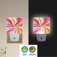 thumbnail image 2 of Yayeee LED Plug in Night Light for The Home with Auto Dusk to Dawn Light Sensors, 2 Pack, Swirling Lines, 2 of 6
