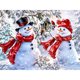 thumbnail image 2 of Cuadros Decorativos 5D bricolaje taladro cuadrado completo diamante pintura muñeco de nieve Kit decoración del hogar arte artesanal Wdftyju embutido en tela, 2 of 9