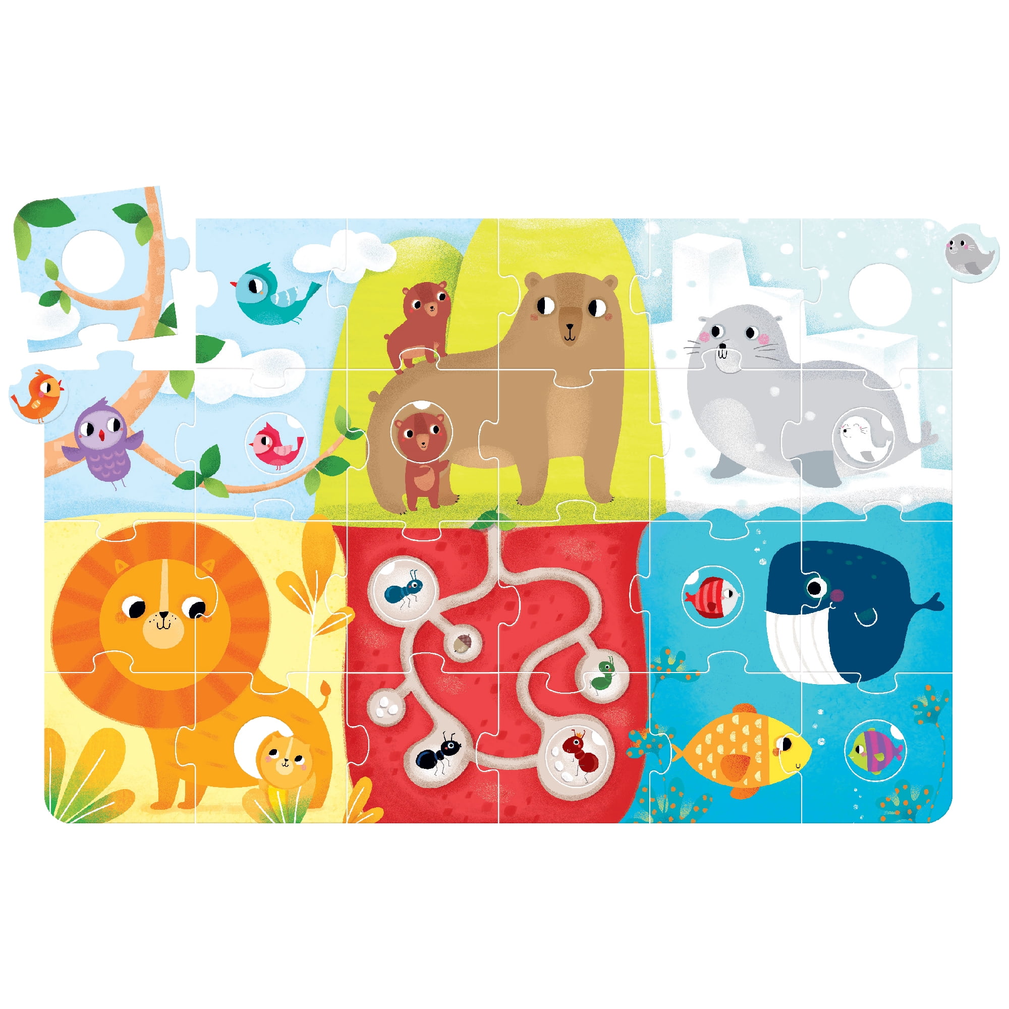 Banana Panda - Suuuper Size Puzzle Animal Match - Jumbo Floor Puzzle & Matching Activity For Kids Ages 2 years & Up Banana Panda - Suuuper Size Puzzle Animal Match - Jumbo Floor Puzzle & Matching Activity For Kids Ages 2 years & Up