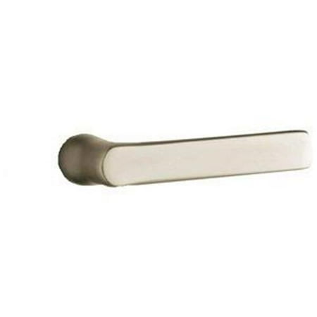 Guitar Rosette - Baldwin 5485V031LMR Estate Soho Single Left Handed Lever Less Rosettes, Non-Lacquered Brass