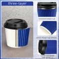 thumbnail image 3 of missunny-100 Pack 4 oz Disposable Paper Coffee Cups with Lids, to Go Hot Coffee Cups Disposable Espresso Cups Insulated Kraft for Hot Beverages Travel and Office, 3 of 5
