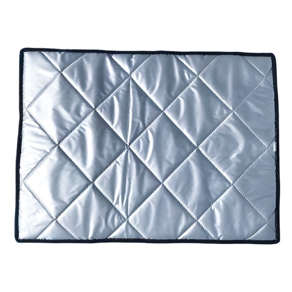 Waterproof Pet Sleep Mat for Dogs and Cats, Non-Stick Thickened Damp-Proof Pad for All Seasons, 35x27 in, Silver
