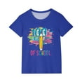 thumbnail image 2 of Xihbxyly Camiseta para Niño Pequeño, Bonito Diseño de 100 Días de Colegio, Tejido Suave y Transpirable, Cuello Redondo Moderno, Ideal para Conjuntos de Verano, Citas de Juego y Eventos Escolares, Dis, 2 of 6