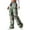 182#Camouflage, variant on ZSQDM Womens Casual Pants Women's Casual Camouflage Print Cargo Pants Stretch Elastic Waist Tapered Pants With Pockets