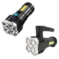 thumbnail image 3 of Linterna LED USB antorcha recargable de largo alcance potente luz de brillo IP44 impermeable brillante foco brillante Emergencia al aire libre Tipo 2 Inevent OD017119-02B, 3 of 7