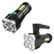thumbnail image 3 of Flash LED LED USB antorcha recargable de largo alcance potente brillo luz IP44 impermeable brillante foco brillante Emergencia al aire libre Tipo 2 Inevent OD017119-02B, 3 of 7