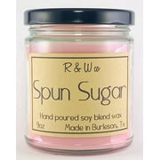 9oz Spun Sugar Scented Candle Highly Scented Soy Candle by R&W Co. Quality candles at an affordable price. Hand poured in small batches.