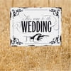 Hortense B Hewitt 20780 Vintage This way to the Wedding Yard Sign