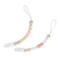 thumbnail image 1 of Pacifier Clip, Holder Teething Beads for Baby Girls A, 1 of 8