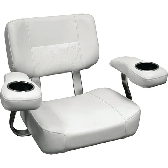 Wise 3366784 Pro Series Offshore Helm Chair, Arctic Ice White