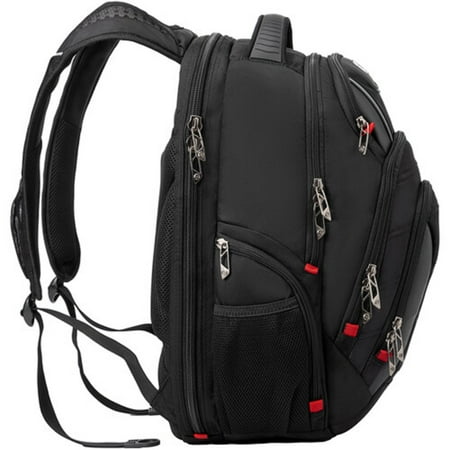 Swissdigital Design - Circuit TSA-firendly Backpack with USB Charging port/RFID protection and fits up to 15.6" laptop - Black
