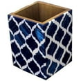 thumbnail image 4 of Handmade soap dispensers and Tooth Brush Holder Bathroom Accessories Royal Look Home Articles - Collectibles Buy (Blue & White), 4 of 7
